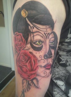 Day Of The Dead Gypsy Tattoo